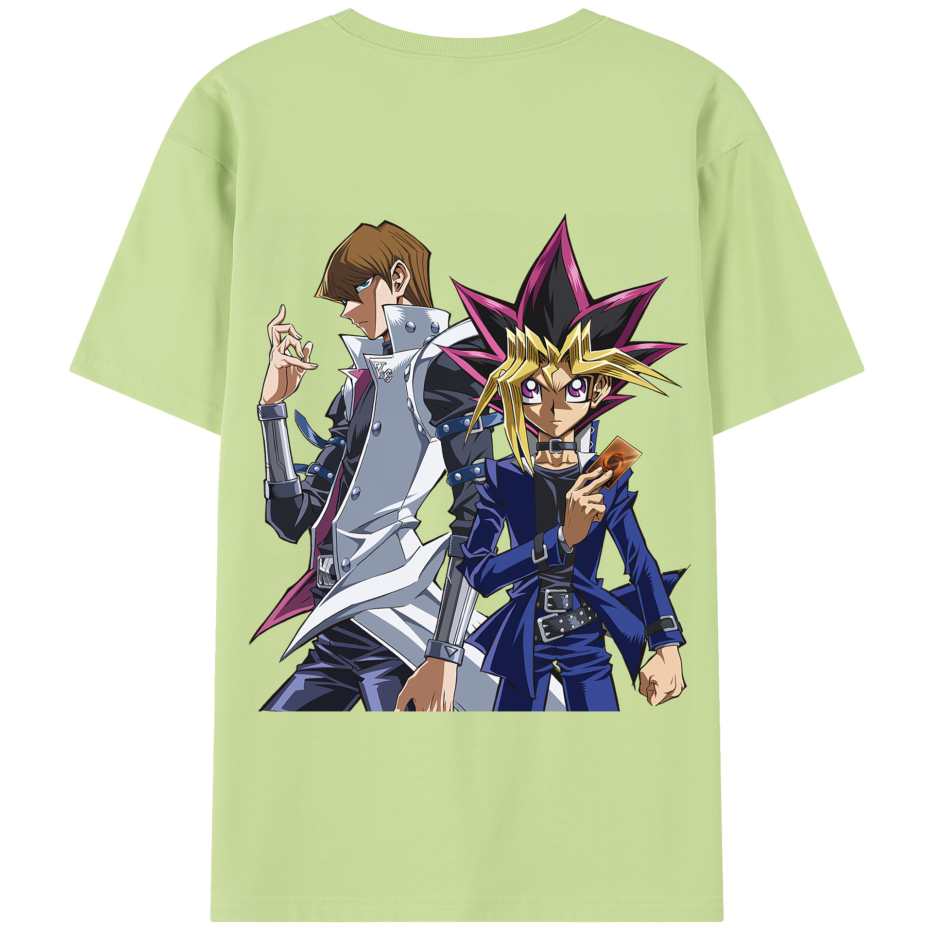 （画像用） 遊☆戯☆王 Yu-Gi-Oh! 綿100％半袖Tシャツ（背面プリント）